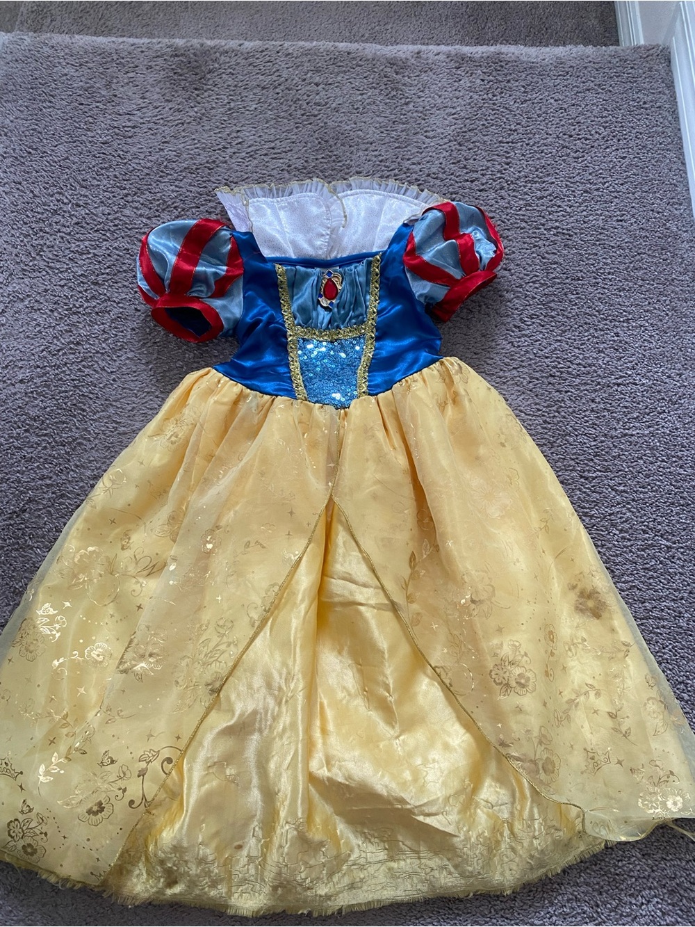 Disneys Snow White, Red/Yellow/Red Princess Dress for Kids